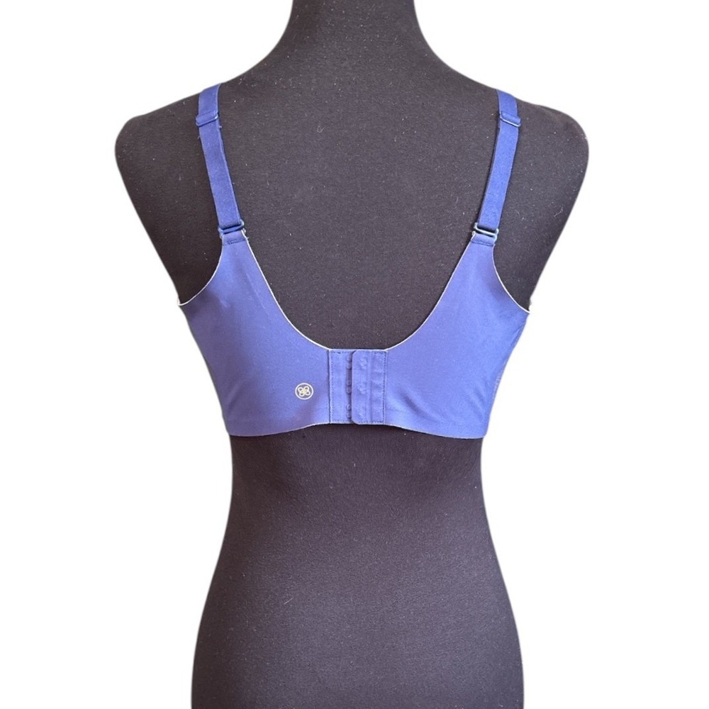 Honeylove Wire Free Cross Over Bra in Navy, Size Large, Best Fits 36-38 B/C - Picture 3 of 10